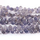 1 Strand Iolite Faceted Tear Briolettes -Tear Drop Shape Briolettes -3mmx5mm-9mmx10mm  -8.5 Inches BR03356 - Tucson Beads