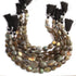 1 Strand Labradorite Faceted  Briolettes  -Semi Precious Oval Briolettes Beads 14mmx10mm-20mmx15mm -10 Inches BR03730