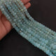 1  Strand Aqua Chalcedony Faceted Briolettes-Cube Shape Briolettes -6mm-10mm -10 Inches BR03350 - Tucson Beads