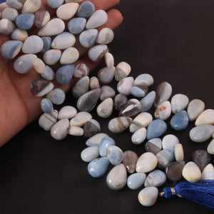 1  Strand  Boulder Opal Smooth Briolettes -Pear Shape  Briolettes  25mmx16mm-10mmx10mm-10 Inches BR03353 - Tucson Beads