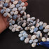 1  Strand  Boulder Opal Smooth Briolettes -Pear Shape  Briolettes  25mmx16mm-10mmx10mm-10 Inches BR03353