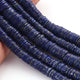 1 Long Strand Lapis Lazuli Faceted  Heishi Rondelles - Wheel  Roundelles  - 8mm-15mm - 14 Inches BR02626 - Tucson Beads