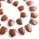 1 Strand Unakite Faceted Pentagon Briolettes -Unakite  Pentagon Gemstone Briolettes -17mmx9mm- 20mmx14mm - 8 Inches br03855 - Tucson Beads