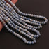 1  Strand Boulder opal Smooth Rondells - 6mm-7mm-16 Inches BR021