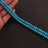 1 Strand  Turquoise Faceted Rondelles - Gemstone  Beads 7mm-10 Inches - BR025