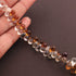 1  Strand Multi Stone Faceted Briolettes - Tear Drop Shape Mix Stone Briolettes - 6mm-11mm- - 8 Inches BR025