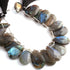 1  Strand  Labradorite Faceted Pear Shape Briolettes -Gemstone  Pear Briolettes  26mm x14mm-27mmx16mm-9.5 inches BR03861