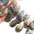 1  Strand  Labradorite Faceted Pear Shape Briolettes -Gemstone  Pear Briolettes  23mm x12mm-34mmx27mm-9 inches BR03862