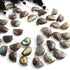 1 Strand Labradorite Faceted  "D"Shape Briolettes  -Semi Precious  Briolettes Beads 17mmx10mm -19mmx12mm -9 Inches BR03858