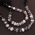 1 Strand Dendrite opal Oval Shape  Faceted Briolettes 12mmx9mm-13mmx9mm 8 InchBR002