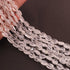 1 Strand Finest quality Crystal Quartz Smooth Oval Briolettes- Ovel Beads 8mmx7mm-12mmx7mm 13 Inch BR060