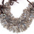 1 Strand Labradorite Smooth Pear Briolettes - Labradorite Pear Shape Beads 9mmX6mm-20mmx9mm 9 Inches BR071