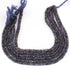 1 Long  Strand  Iolite Faceted Rondelles  - Round Shape Rondelles - 5mm-8mm-12.5 Inches BR062