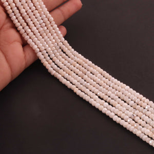 AAA White  Silverite Micro Faceted   5mm -Beads RB0497 - Tucson Beads