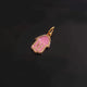 1 Pc Pave Diamond Bakelite Hamsa Pendant, Designer Charm Sterling Silver , Rose & Yellow Gold Vermeil , Pave Diamond Jewelry 17x11mm PDC00356 - Tucson Beads