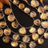 1 Strand Golden Rutile Faceted  Briolettes - Golden Rutile Heart Gemstone Beads- 13mmx12mm-18mmx18mm 8 Inch BR02875