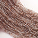 AAA Chocolate Moonstone Micro Faceted 3mm Beads -RB544 - Tucson Beads