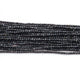 AAA Black Spinel Grey Coated  Micro Faceted 2mm Beads - RB552 - Tucson Beads