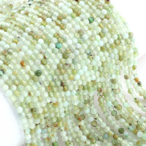 AAA  Prehnite Micro Faceted 2mm Beads - RB545 - Tucson Beads