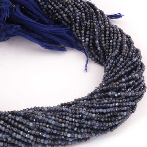 AAA Sodalite  Micro Faceted 2mm Beads - RB550 - Tucson Beads