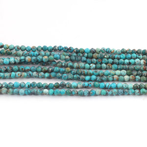 AAA Turquoise Micro Faceted 3mm Beads -RB543 - Tucson Beads