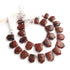 1 Strand Brown Tiger Eye Faceted Pentagon Briolettes -Semi Precious Pear Briolettes Beads -16mmx10mm-20mmx16mm 9 Inches BR03338