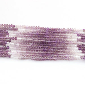 AAA Shaded Pink Amethyst  Micro Faceted 2mm Beads - RB538 - Tucson Beads