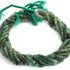 1  Long Strand Shaded Emerald Faceted Rondelles- Semi precious Gemstone Rondelles  Beads-4mm-5mm-13.5 Inches BR03212