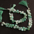 1  Strand Natural Chrysoprase Smooth Heart Briolettes -Semi Precious Chrysoprase Heart  Gemstone Beads-8mm-9mm -8.5 Inches BR03265
