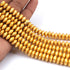 1 Strand Wheel Beads 24k Gold Plated On Copper - Copper Beads 8mm 8 inch GPC1376