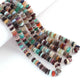 AAA Top Quality 1 Long Strand Multi Stone German Cut Faceted Briolettes  , German Cut Beads - 5mm-8mm ,16 Inches BR03365 - Tucson Beads