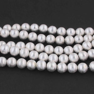 1 Strand Silver Plated Copper Ball Beads, Copper Beads, Copper Ball, Jewelry Making 11mm GPC1260 - Tucson Beads