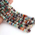 AAA Top Quality 1 Long Strand Multi Stone German Cut Faceted Briolettes  , German Cut Beads - 5mm-8mm ,16 Inches BR03366