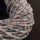 1 Strand Boulder Opal Faceted Rondelles   3mm-4mm 13.5 inch strand RB124 - Tucson Beads