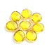 5 Pcs Lemon Quartz 24k Gold Plated Faceted Oval shape Pendant  13mm-18mm PC002