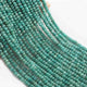 1 strand Amazonite  Faceted Rondelles - Gemstone Rondelles- Semi Precious Beads 3mm-4mm 13.5 Inches RB161 - Tucson Beads