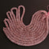 1 Long Strand Rose Quartz Faceted Tyre Shape Beads 5mm-7mm Rose quartz Wheel cut Beads ,Heishi Tyre beads BR03411
