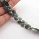 1 Strands Shaded Emerald Faceted Heart shape  Briolettes-Shaded Emerald Briolettes 6mm-9mm 8 Inches BR02520 - Tucson Beads