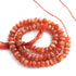 1 Long Strand Sunstone Smooth Rondelles  - Semi Precious Gemstone Rondelles  Beads 7mm-8mm 14 Inches BR1435