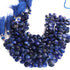 1 Strand Lapis Lazuli Faceted Pear Briolettes - Pear shape Briolettes  Beads - 9mmx7mm-17mmx12mm- 8.5 Inches BR01882