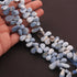 1 Long Boulder Opal Smooth  Briolettes - Pear Shape Briolettes  12mmx9mm-18mmx9mm- 10.5 Inches BR499