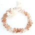1  Long Strand Imperial Topaz Faceted Briolettes -Pear Shape Briolettes   8mmx6mm-12mmx7mm  10 Inches BR0817