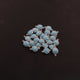10 Pcs  Turquoise 925 Sterling Silver Faceted Round Double Bail Connector 11mmx7mm SS944 - Tucson Beads