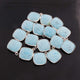 5 Pcs Turquoise 925 Sterling Silver Faceted Cushion Shape Pendant - 17mmx20mm SS158 - Tucson Beads