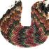 1 Long Strand Multi Tourmaline  Faceted Rondelles -Tourmaline Gemstone Rondelles Beads - 5mm-6mm-14 Inches BR03072