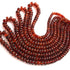 1  Long Strand Amazing Hessonite Smooth Rondelles - Hessonite Gemstone Rondelles Beads- 5mm-10mm- 16 Inches BR02880