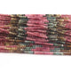 5 Strands Multi Tourmaline 2mm Gemstone Faceted Balls - Gemstone Round Ball Beads 13 Inches RB0306 - Tucson Beads