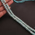 1 Long Strand Amazonite Faceted  Rondelles ,Round Beads, 7mm-8mm 13 Inches BR532