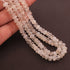 1 Strand White  Moonstone Faceted  Rondelles Beads,Rainbow Moonstone Round Beads 6mm-7mm 13.5 Inches BR523
