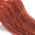 AAA  Hessonite Micro Faceted 3mm  Beads -RB0021